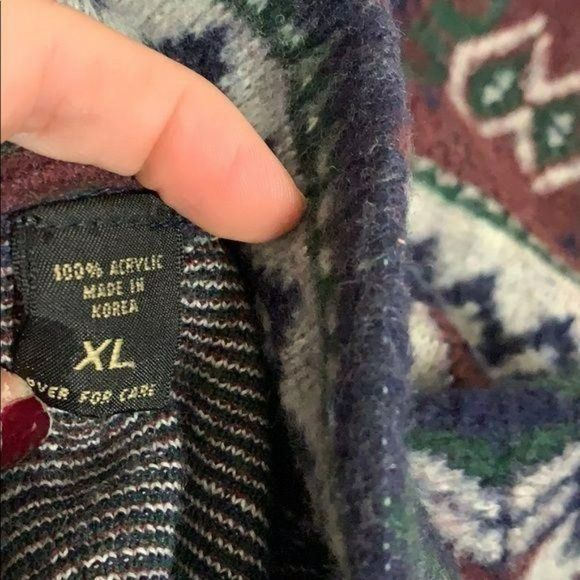 Jeans Wear Indian Aztec‎ tribal Western Fleece Pullover size XL - Picture 10 of 11